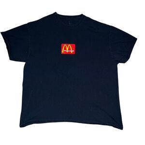 Travis Scott Cactus Jack x McDonald's Sesame II T-shirt Black Size Large